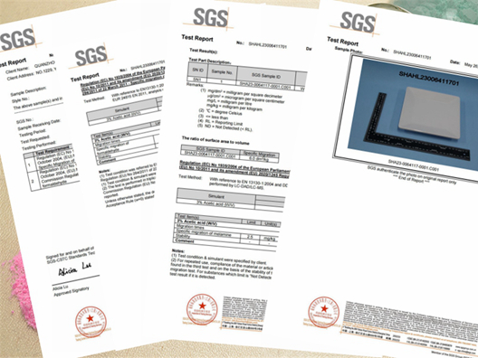 melamine resin powder sgs certificate