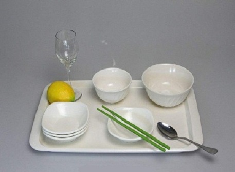 white melamine tableware