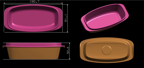 melamine tableware with chip