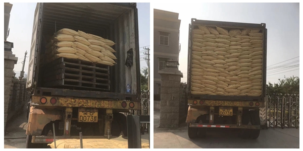 shipment of melamine powder