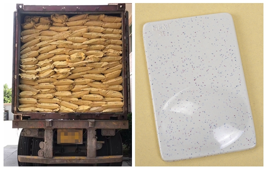 sprayed dots melamine resin molding powder