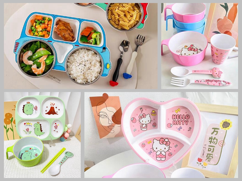 kids melamine dinnerware raw material