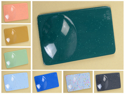 melamine products color chips