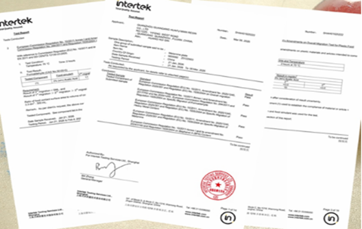 Huafu melamine molding Intertek certificate Huafu melamine molding Intertek certificate
