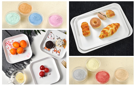 Huafu food grade melamine molding powder for tableware Huafu food grade melamine molding powder for tableware