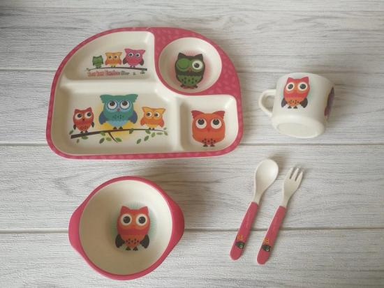 Bamboo Fiber Melamine Powder for Children's Dinnerware