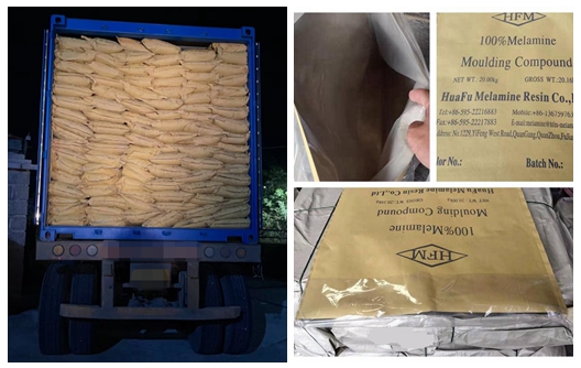 Shipment of Huafu Brand Melamine Molding Powder