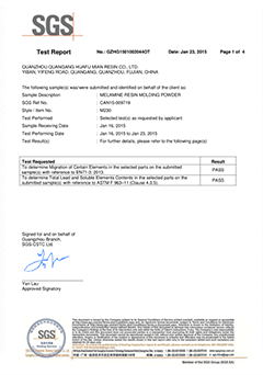 Intertek Certificate in 2017
