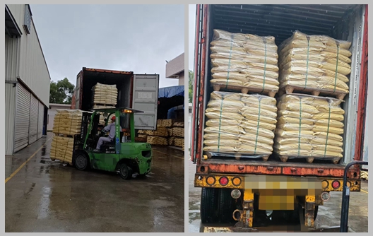 Shipment of Huafu Pure Melamine Molding Powder  